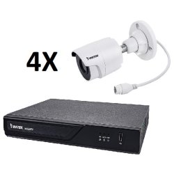 Vivotek Outdoor NVR KIT, ND9323P, 8 ch Incl. PoE and 4x IB9360-H 2MP Outdoor Bullet, 3,6mm