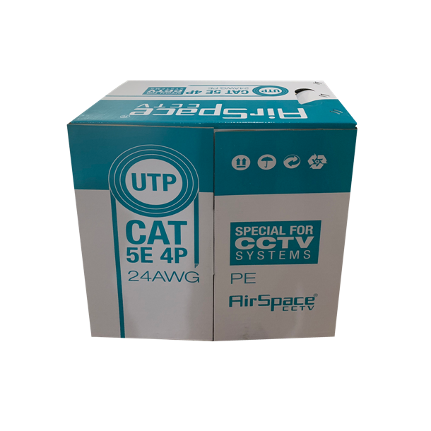 UTP Cable Cat.5e, 305m, Black, Diameter 5,5mm, Outdoor, UV resistant