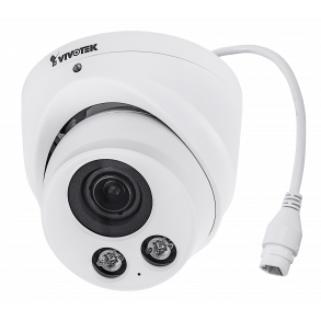 5 MP Outdoor IP66 Flat-Faced Dome (-30c), 2.8-12mm, Smart IR 30m, SNV, WDR Pro, 20fps 2560x1920.