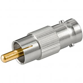 RCA/phono Hun til BNC Han Adaptor