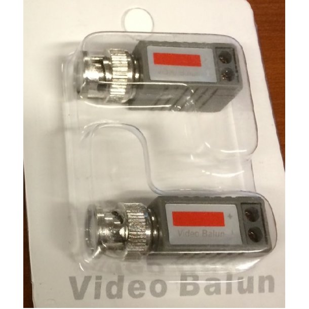 Video Balun UPSCREW, 2 stk. i pakke.