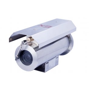 Eksplosions proof IP66 (-40c-+60c) Camera Housing in 316L Stainless Steel, DC12V, ExdIICT6