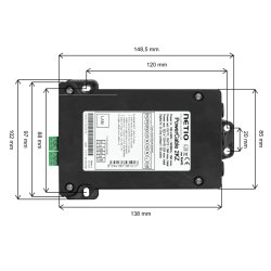 PowerCable 2KZ, 2x 230V / 16A, LAN, WiFi