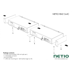19 angle bracket for two Netio 4C