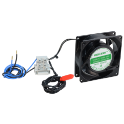 Fan kit for wall rack