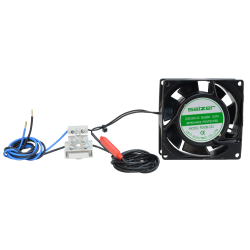 Fan kit for wall rack