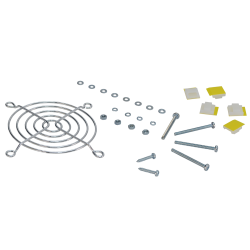 Fan kit for wall rack