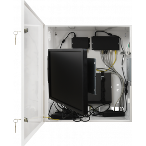 GDPR vg skab NVR/DVR for Monitor/Rack Hvid