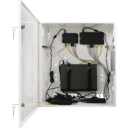 GDPR vg skab NVR/DVR for Monitor/Rack Hvid