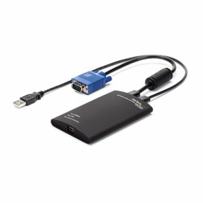 StarTech.com KVM Console to USB 2.0 Portable Laptop Crash Cart Adapter - KVM switch - 1 port