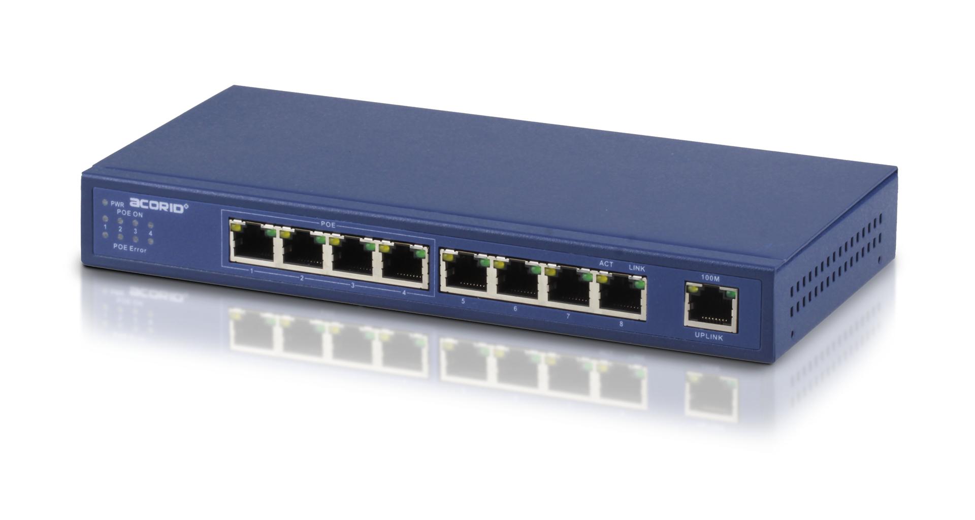 8 x RJ45.