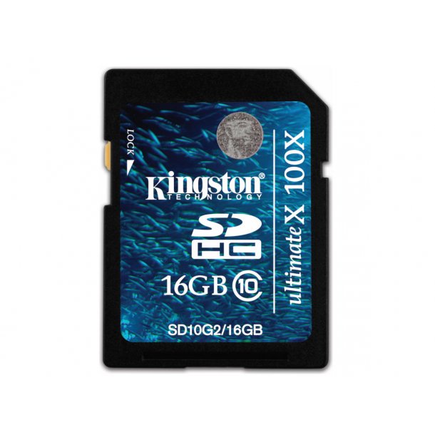 SDHC Kort 16 GB Kl.10