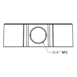 Uniview 3-tommer Fixed Dome Junction Box