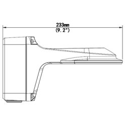 Uniview 3-inch Fixed Dome Outdoor Wall Mount