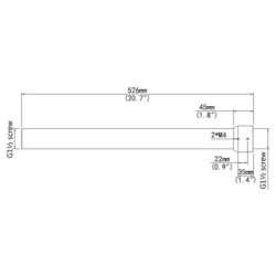 Uniview Indoor and Outdoor PTZ Dome Pendant Mount 500mm