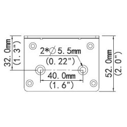 Uniview Box Camera L-form Mount