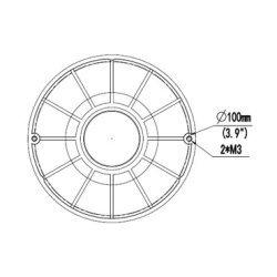 Uniview Fix Dome Plade Montering