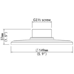Uniview Fix Dome Plate Mount