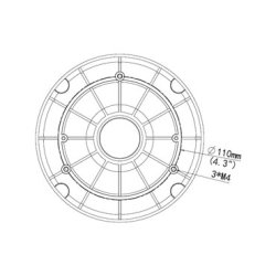 Uniview Fix Dome Plate Mount