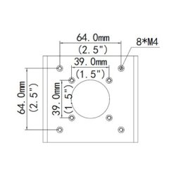 Uniview Bullet Pole Mount Bracket