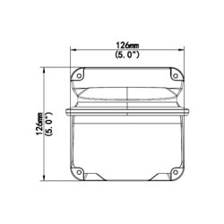 Uniview 3-inch Fixed Dome Indoor Wall Mount
