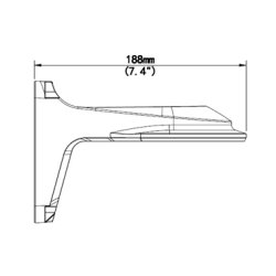 Uniview 3-inch Fixed Dome Indoor Wall Mount