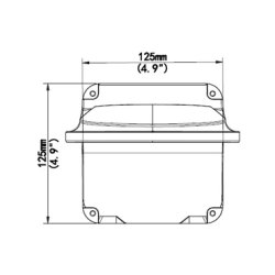 Uniview 4-inch Fixed Dome Indoor Wall Mount
