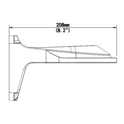 Uniview 4-inch Fixed Dome Indoor Wall Mount