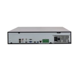NVR 64 Kanals, 8x HDD Max 64TB, HDMI/VGA/BNC Video Out, Max 12MP/4K Decoding, In/Out Brandwith 320/320Mbps, 3x USB, 1x RS485, 1x RS232, Uden Harddisk.