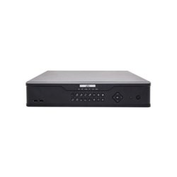 NVR 64 Kanals, 8x HDD Max 64TB, HDMI/VGA/BNC Video Out, Max 12MP/4K Decoding, In/Out Brandwith 320/320Mbps, 3x USB, 1x RS485, 1x RS232, Uden Harddisk.