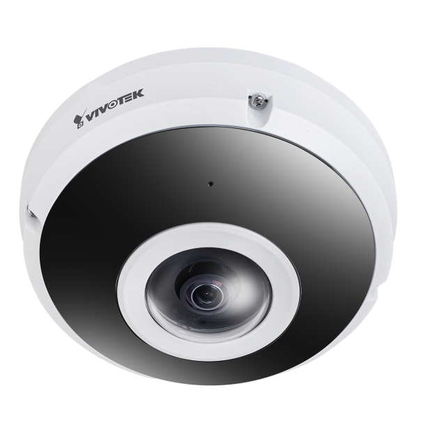 Udendrs 360 Fisheye, 12MP 2944x2944, 30fps, H.265/H.264/MJPEG, f1.22mm linse, F1.8, WDR Pro, 20m IR
