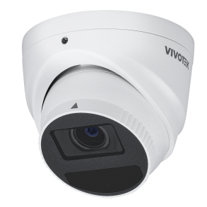5 MP Outdoor IP67 Flat-Faced Dome (-30c), 2.7-13,5mm, Smart IR 30m, VCA, 30fps 2880x1616, Mic.