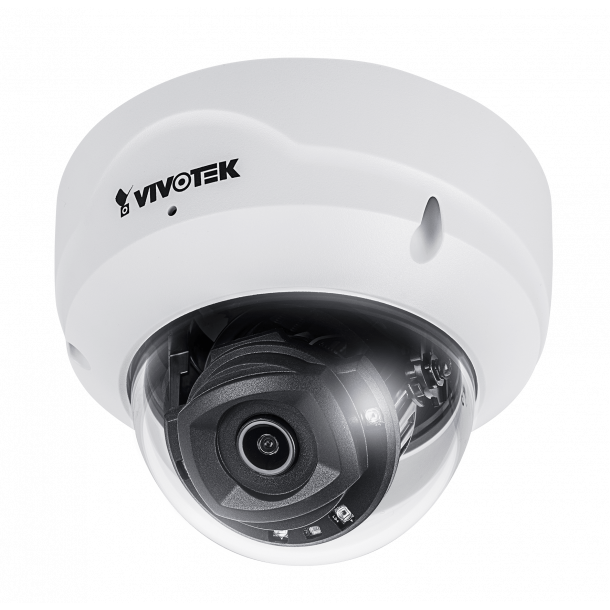 5 MP Indoor (-10c), D/N Dome, Fixed 2.8mm, Smart IR 30m, WDR Pro, 30fps 2560x1920.