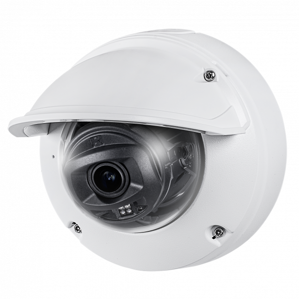 2 MP Outdoor IP66 (-50c), IK10 Dome, Remote Focus 2,8-12mm, Smart IR 30m, Fuld HD 60fps 1920x1080.