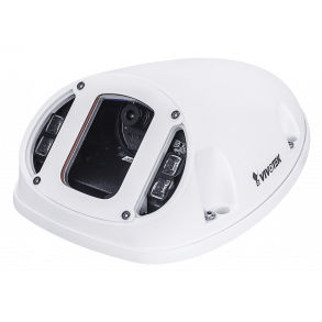 2 MP Udendrs (-40c) VDS IP67, IK10, Mini EN50155 Mobil Dome, 3,6mm, IP67, WDR Pro, 3DNR, Smart Stream II, Video Rotation, 1920x1080
