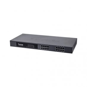 Vivotek 16 Port PoE Switch, 16x FE PoE Switch, 250W.