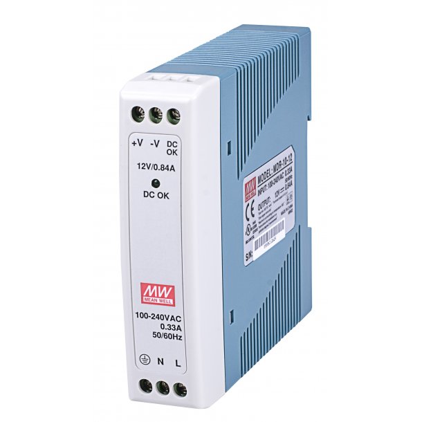 10W Single Output Industrial DIN Rail Power Supply
