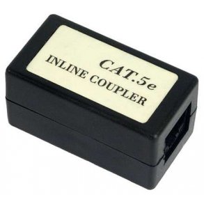 RJ45 Cat. 5e Prolongs Led. Black.