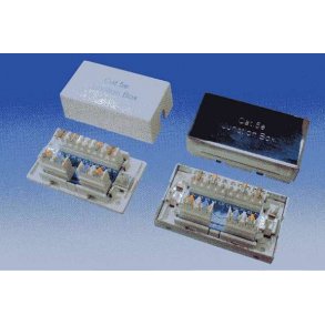 Junction box m. LSA Cat. 6 UTP